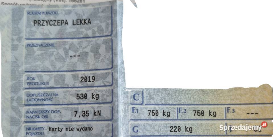 Przyczepa 750 Kłobuck
