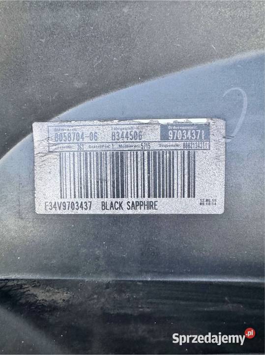 BMW F34 3GT zderzak przód przedni Mpakiet pod 4 Zderzaki