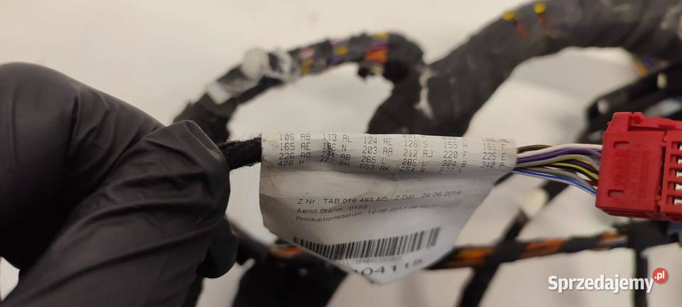 VW TIGUAN II WIĄZKA KABINY 20 TDI 2015 RHD dolnośląskie