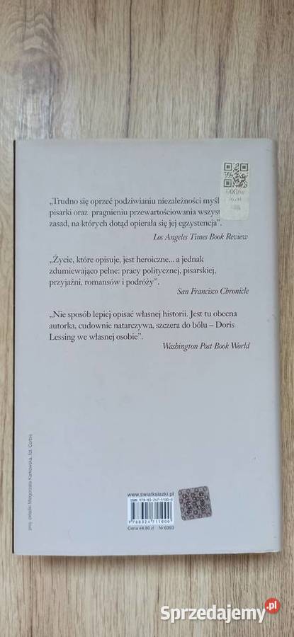 Doriss Lessing Pod skórą Spacer w cieniu Kraków sprzedam