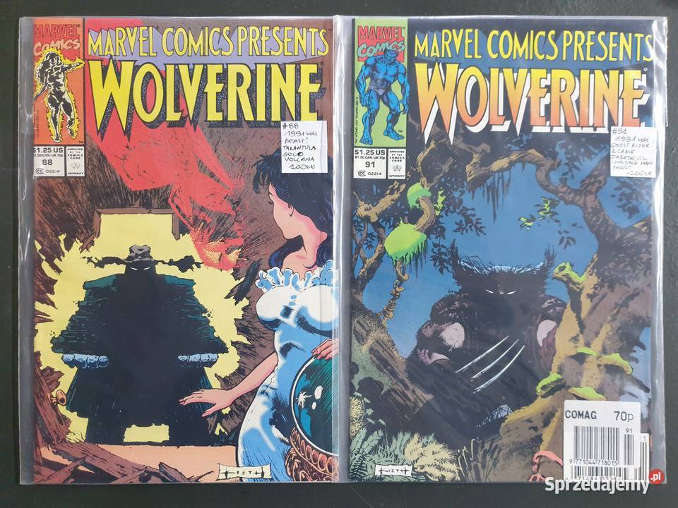 Marvel Comics Presents kolekcja 10 komiksów USA Gdynia sprzedam