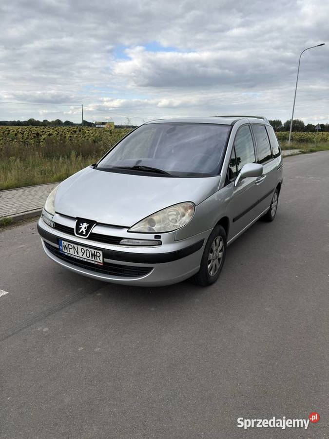 Peugeot 807 22 HDi 7 miejsc Nowe sprzęgło mazowieckie Wola Dłużniewska