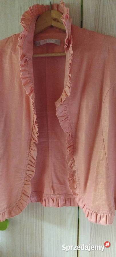 Żakiet damskin w kolorze koralowym lubelskie Lublin
