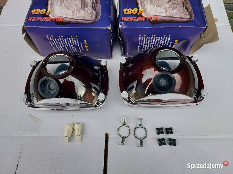 Fiat 126p lampy przód wesem oryginał PRL