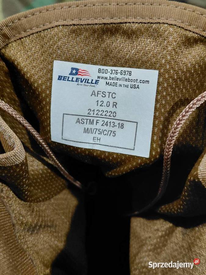 Buty Belleville AFSTC coyote 12 R Wrocław