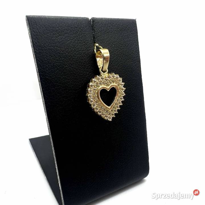 Złota zawieszka pr 585 137g Serce złoto Elbląg