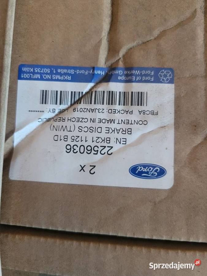 TARCZE HAMULCOWE FORD TRANSIT CUSTOM 2110008 Radom