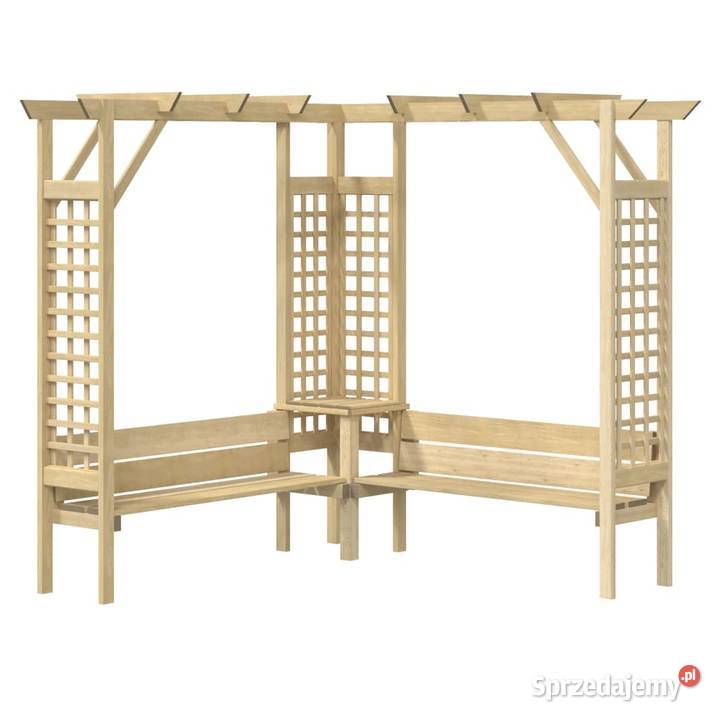 vidaXL Pergola narożna z ławkąSKU44950 Warszawa sprzedam