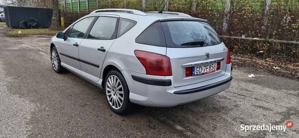 Peugeot 407 kombi2005rmały przebiegpanoramastan ESP pomorskie