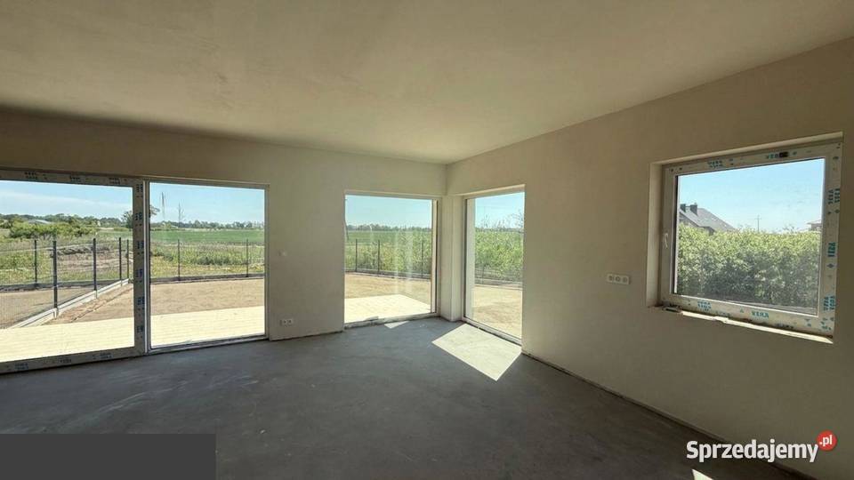 165 m2 duży ogród gotowy bliźniak Kampinos Zaborówek