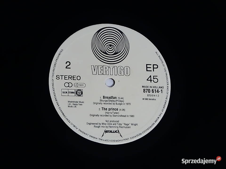 Metallica Whiplash Garage Days winyl EP Biłgoraj