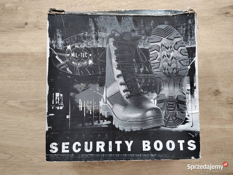 Buty taktyczne MilTec Security Boots Gliwice
