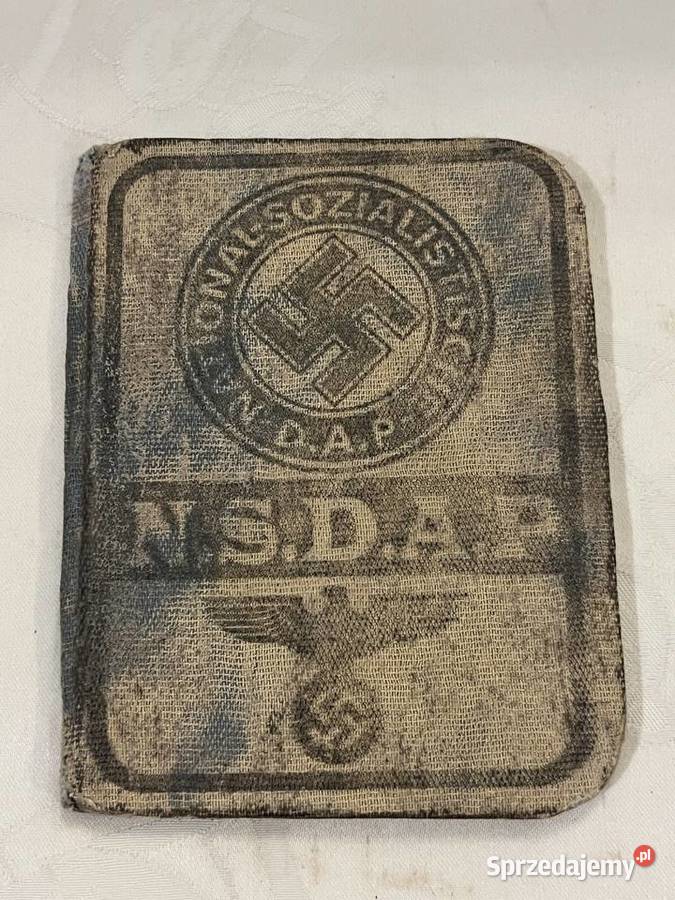 Legitymacja niemiecka NSDAP III Rzesza Kraków