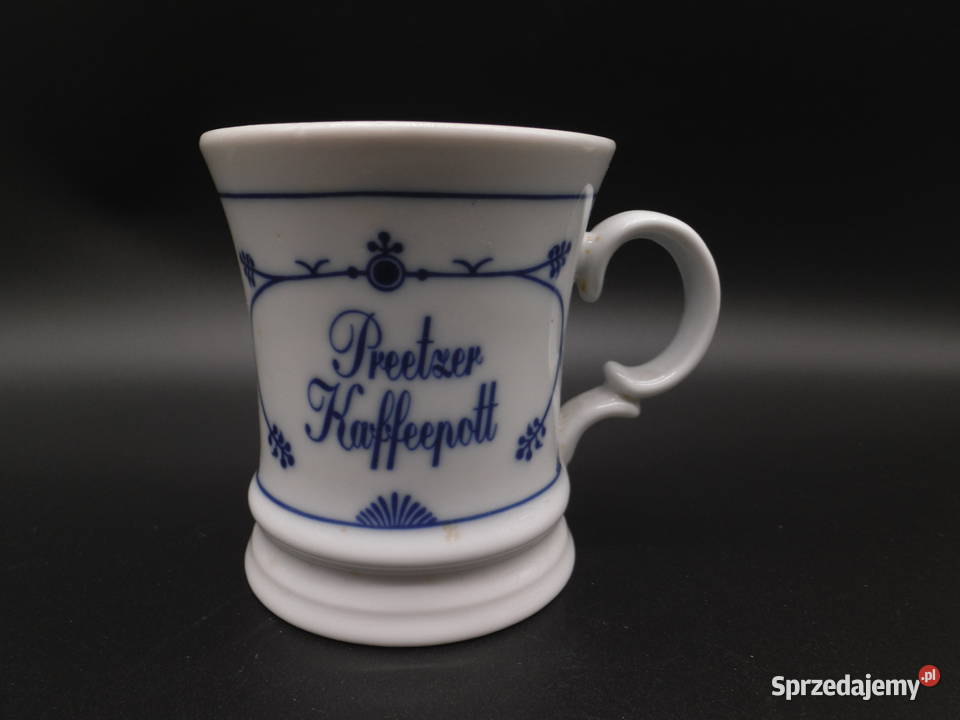 Porcelanowy duży kubek wzór słomkowy ARKO Raszków