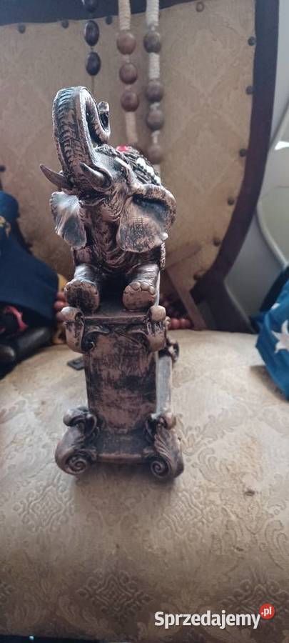 ZEGAR SLON OZDOBNY NA BATERIE RACZEJ NIE SPRAWNY Poznań