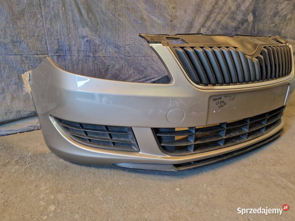 Zderzak przedni Skoda Fabia 2 lift LF8H ładny Kwilcz sprzedam