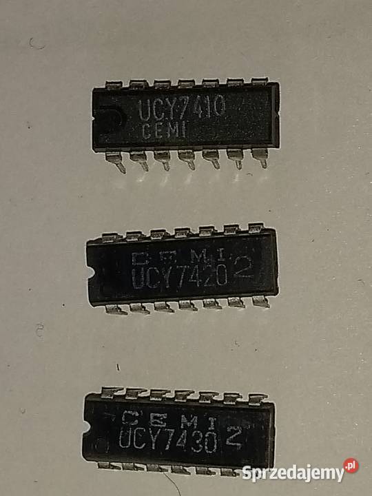Cyfrowy układ scalony UCY7410 UCY7420 UCY7430 Części i akcesoria Elektronika łódzkie Łódź