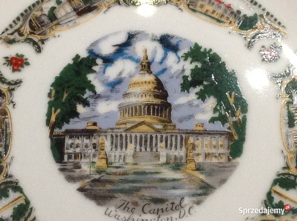 Talerz Porcelanowy Dekoracyjny na Ściane The lubuskie Nowa Sól