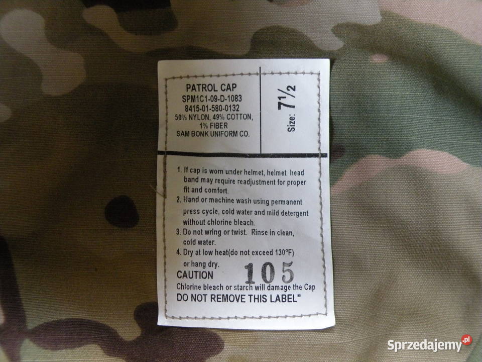 Czapka patrol cap multicam 7 12 Wrocław