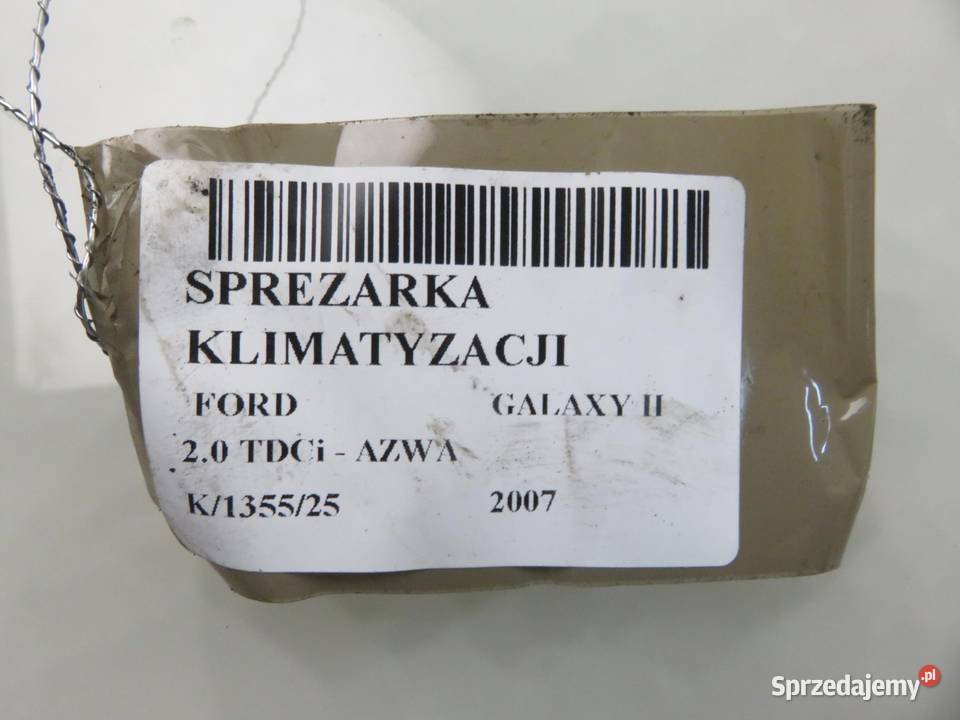 KOMPRESOR KLIMATYZACJI FORD GALAXY II 20 TDCi Kompresory klimatyzacji