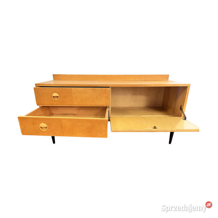 Niska komoda sideboard jesionowy duński design mazowieckie sprzedam