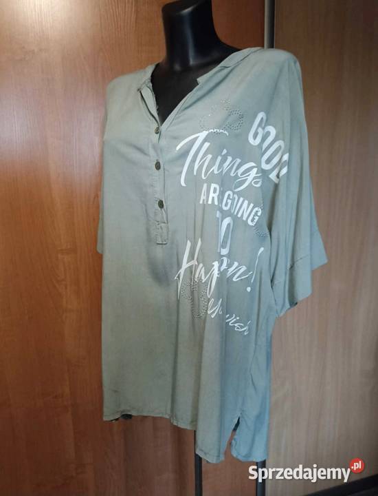 Bluzka koszulka bawełniana Made in Italy XL42 Bluzki i koszule Lublin