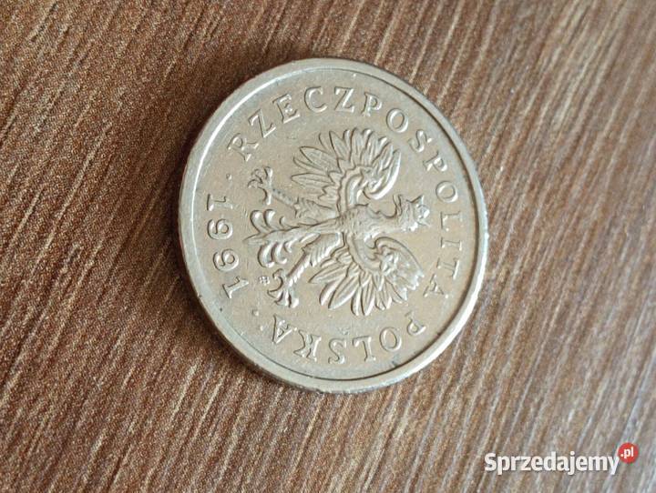 Sprzedam drugie 1 zl 1991 r mocno biy stepel Chełm sprzedam