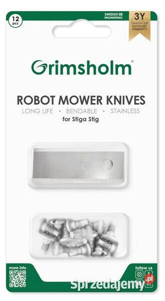 Blades for Stiga Stig 12 pcs FGP121 Kamionna