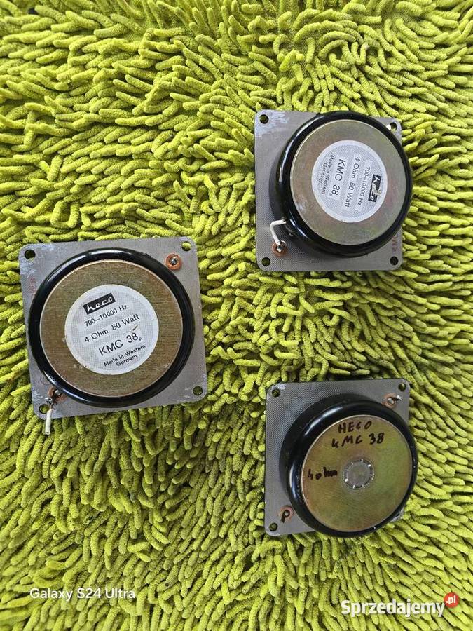 głośniki średnio tonowe heco kmc 38 4ohm 50w śląskie Chełm Śląski