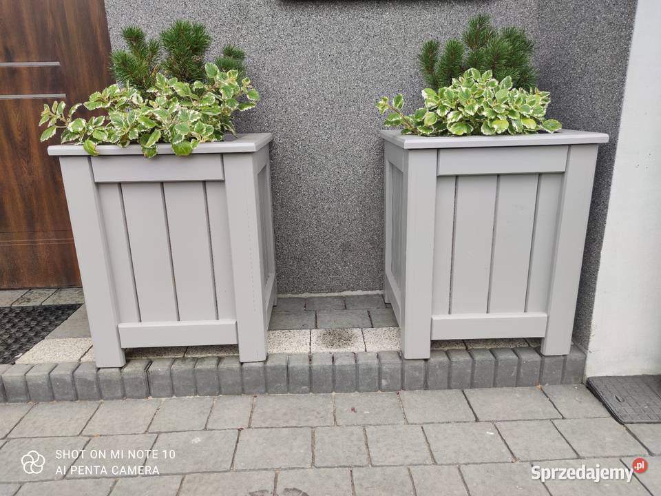 Donica drewniana ogrodowa drewno Zduńska Wola