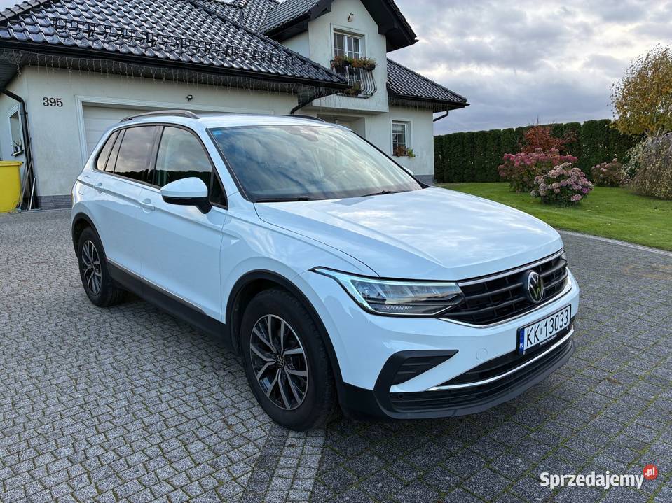 VW Tiguan 15 TSI EVO 150 2023r 1 właściciel małopolskie Sanka