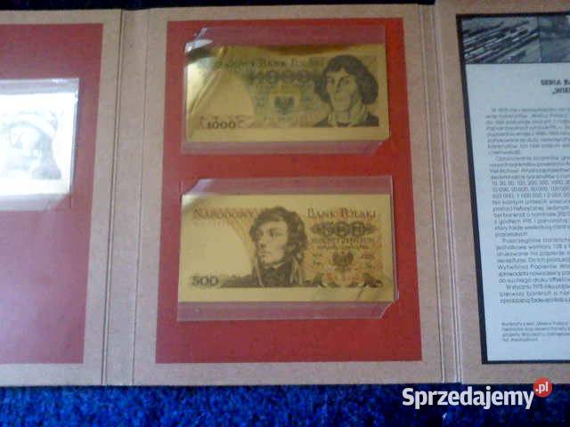 Banknoty z PRL repliki w czystym złocie Zakopane sprzedam