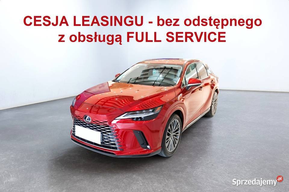 Lexus RX 450h Omotenashi CESJA LEASINGU Full czerwony wielkopolskie Poznań