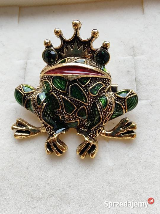 Broszka zabka Rybnik