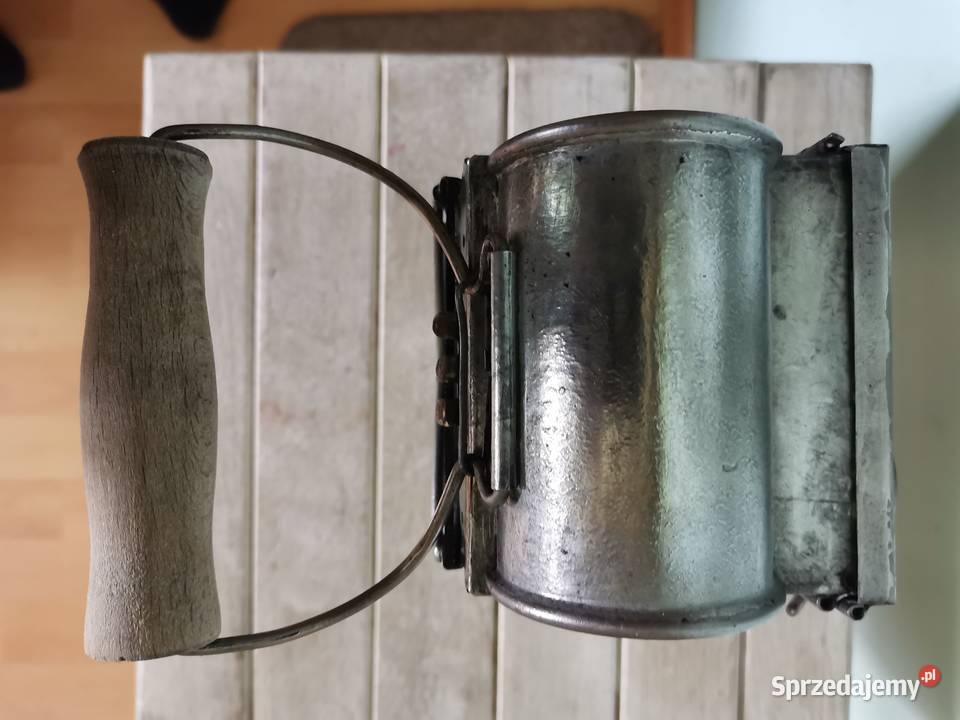 Stara kolejowa lampa na nafte Art Deco Oświetlenie Kraków