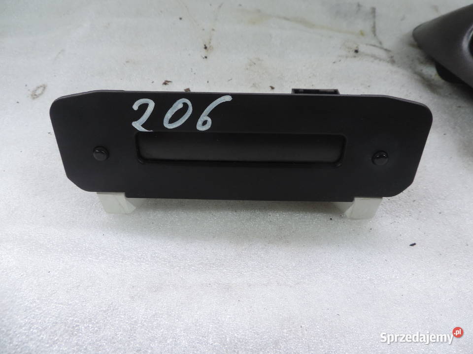 WYŚWIETLACZ PEUGEOT 206 FL 96653977XT Wyposażenie wnętrza Nowy Sącz
