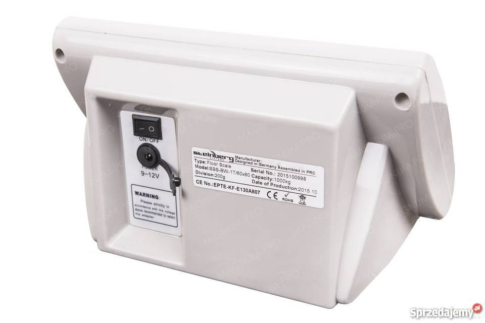 MAGAZYNOWA WAGA PLATFORMOWA UDŹWIG 1000 80x60 Biznes i Przemysł śląskie Poczesna