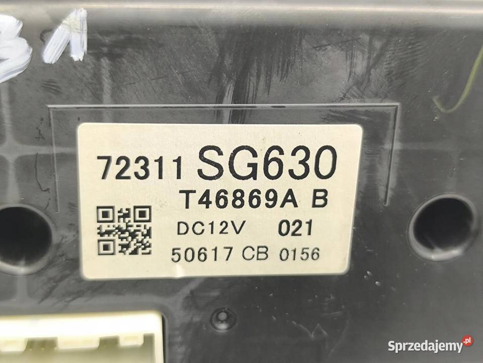 PANEL KLIMATYZACJI NAWIEWU SUBARU FORESTER IV SJ osobowe