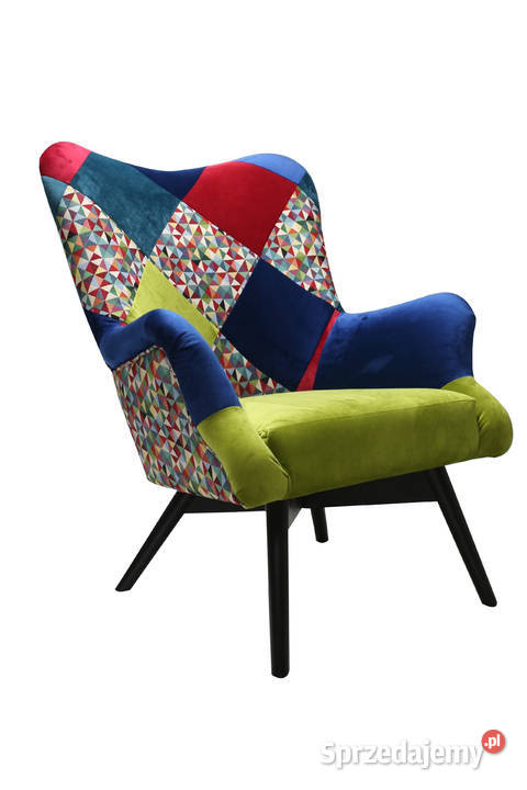 Fotel Uszak Designerski Komfortowy Nowoczesny Kazimierz Biskupi