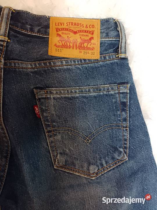 Levis 511W29 L32Spodnie dżinsowe jeansy z Rozmiar 36(S) Spodnie Kraków
