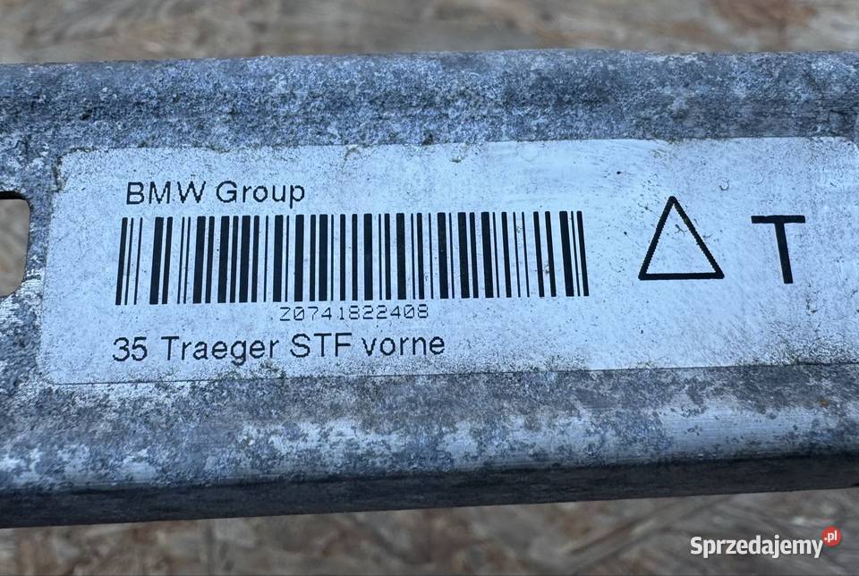 Belka dolna zderzaka przód BMW g30 22248034 Międzychód sprzedam