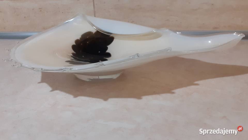 Patera na owoce szklana muszla Libiąż sprzedam