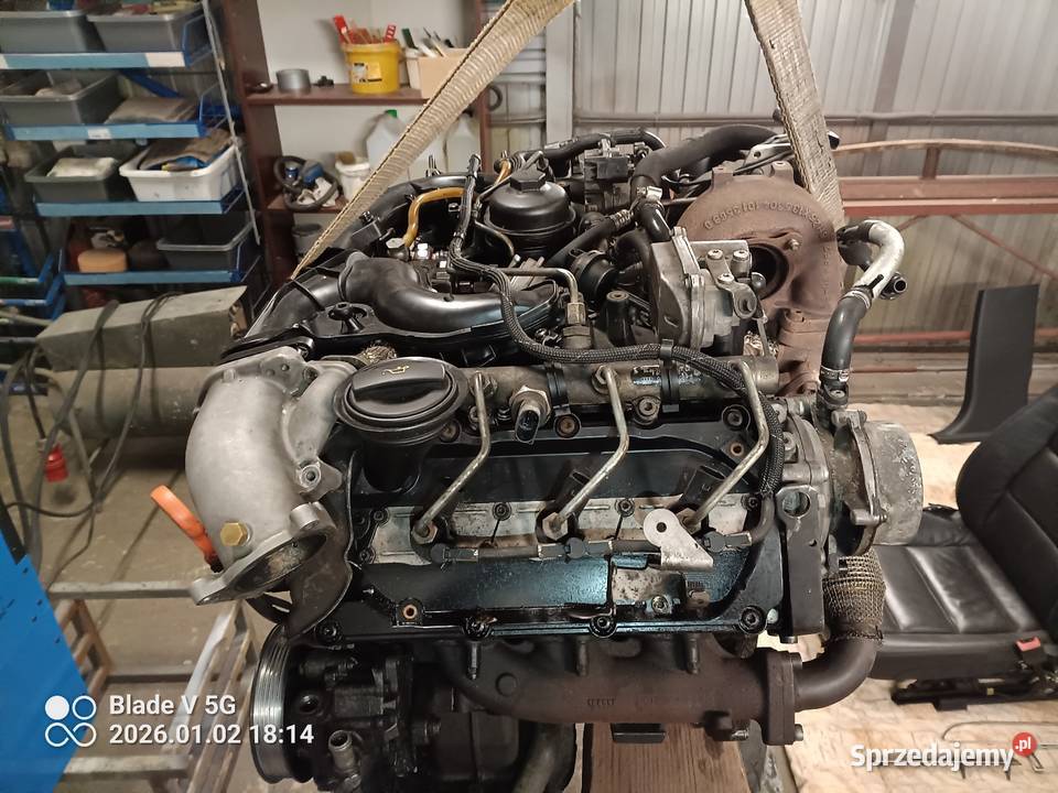 Silnik Audi A6 C6 30 TDI BMKuszkodzony na części A6 Samochody osobowe lubelskie Chełm