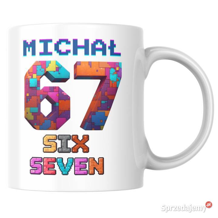 Kubek 67 SIX SEVEN Trend Prezent Gracza Dziecka Warszawa