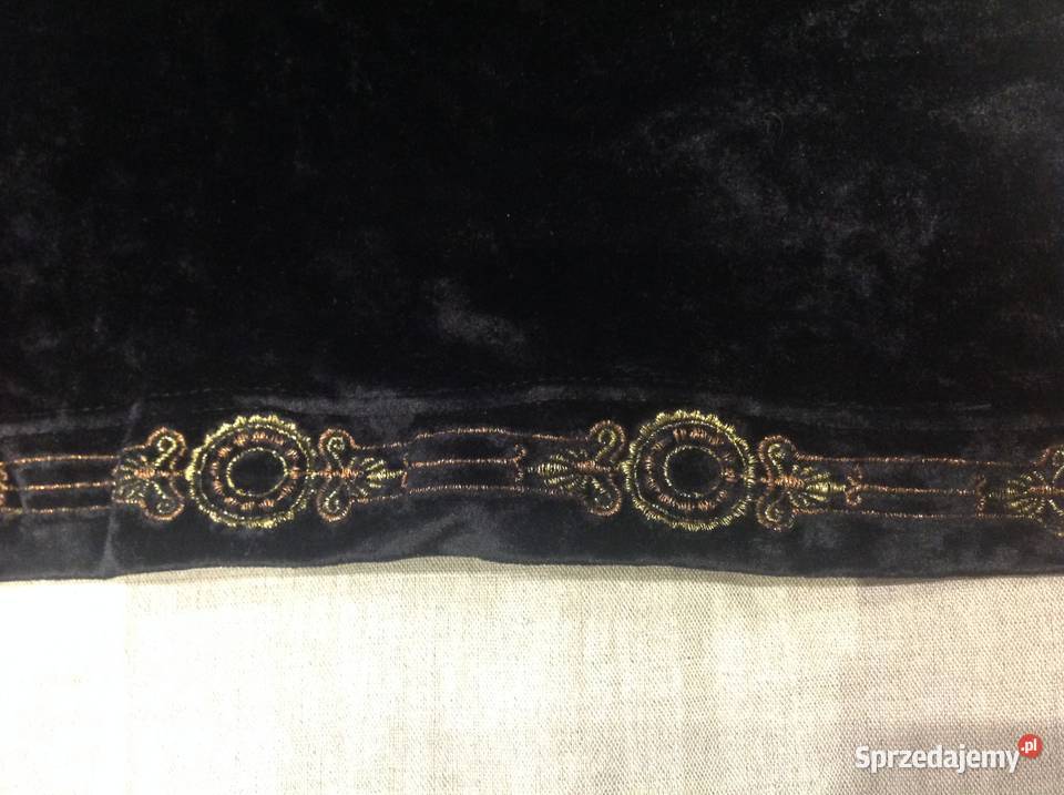 Czarna Welurowa Mini spódnica damska r SM czarny Nowa Sól