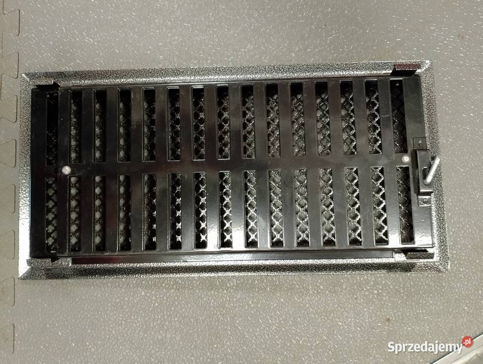 Kratka kominkowa wentylacyjna regulowana grafit Wronki