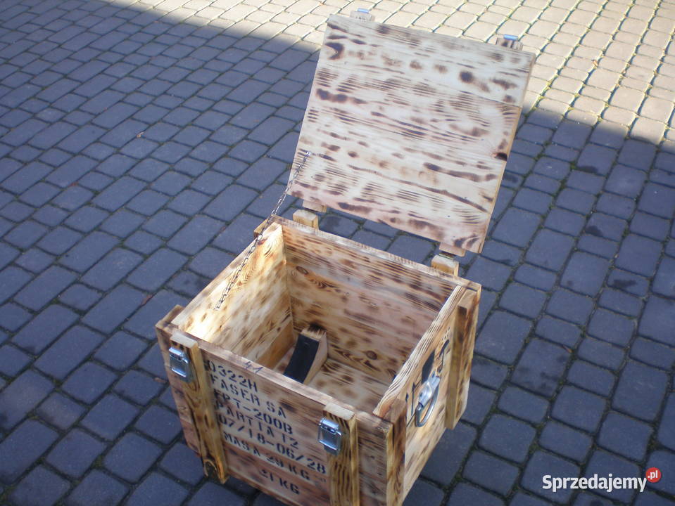 stolikkwietnik ze skrzyni wojskowej Siedlce sprzedam