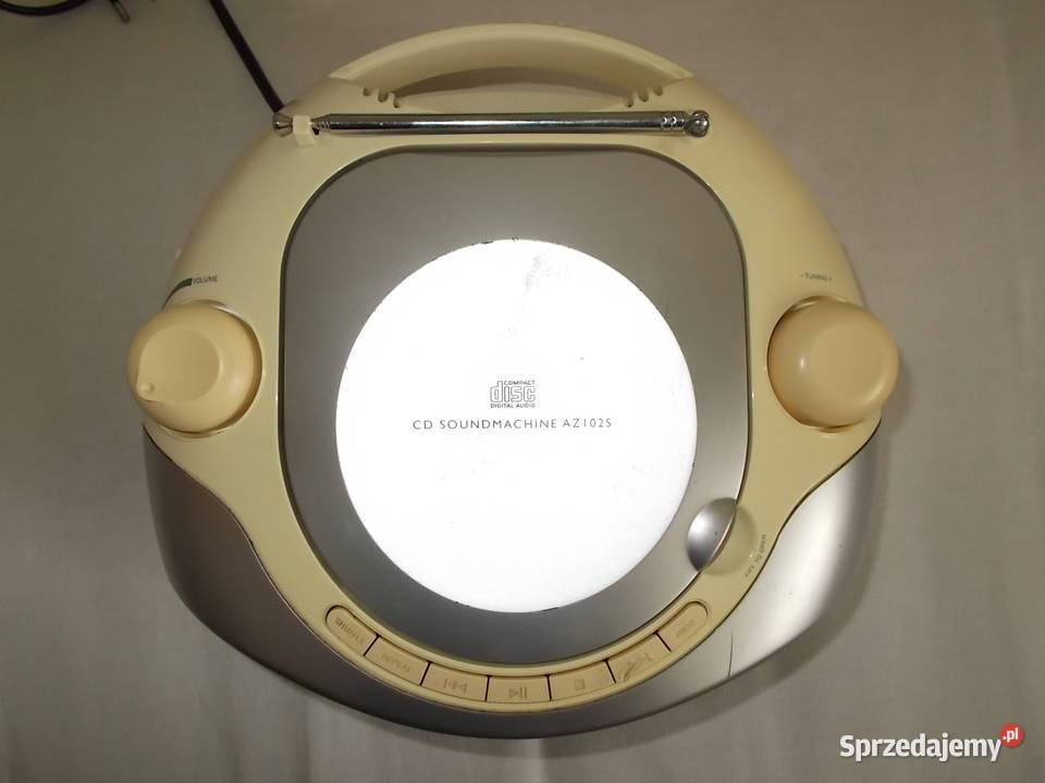 Radioodtwarzacz Philips AZ102Sniesprawny CD Poznań