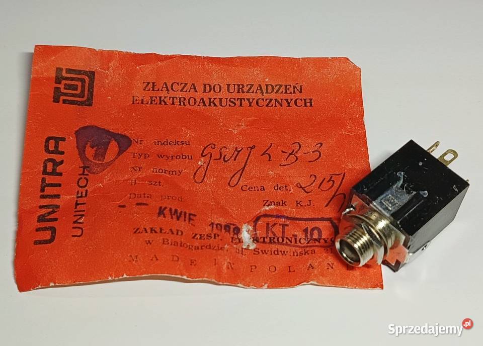 Gniazdo GSMJ4 Unitra UNITECH