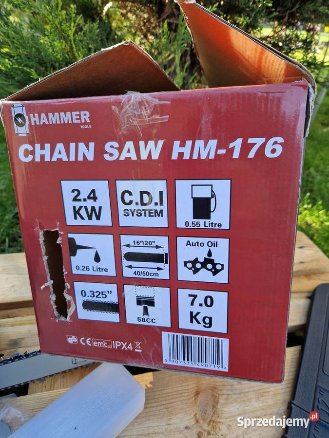 Piła Spalinowa Hammer Tools HM176 325 58cc Głogowa